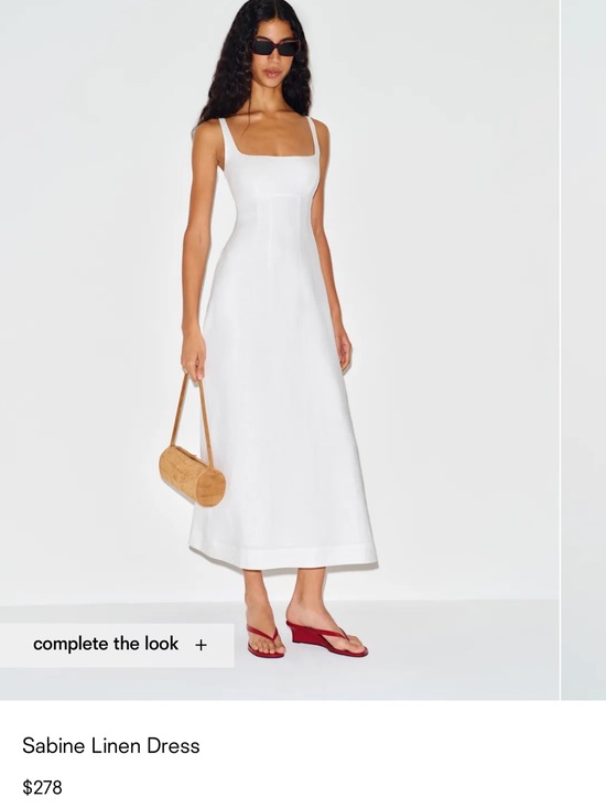 Reformation Dresses & Skirts - Reformation Sabine White Linen Dress